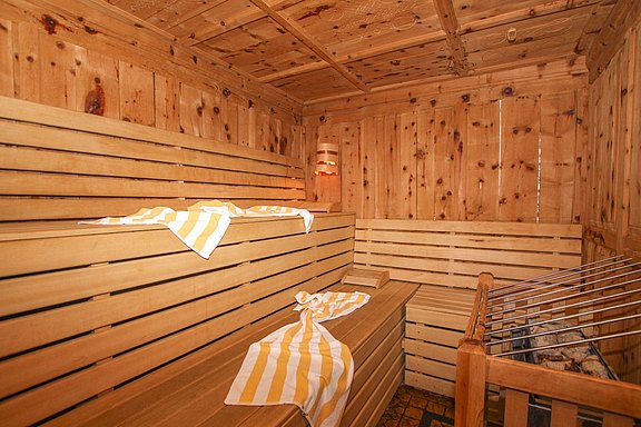 Finnish sauna Hotel Waldhof in Gerlos in the Zillertal valley