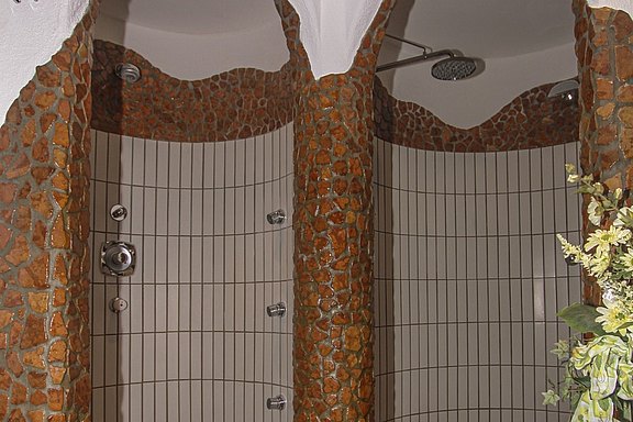 Duschen im Hotel Waldhof in Gerlos im Zillertal