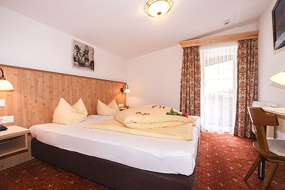 Example room Hotel Waldhof in Gerlos in the Zillertal valley